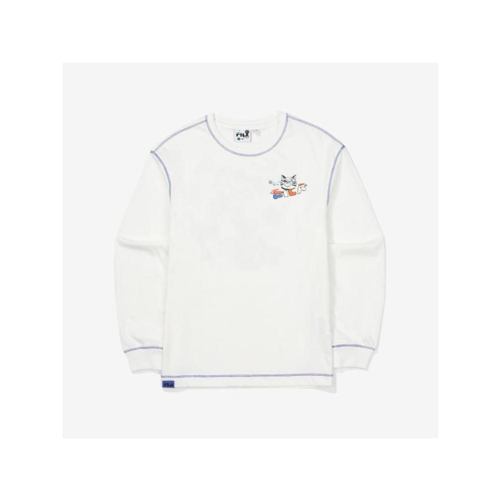 

[Fila Kids] Футболка с рисунком Urban Fila X Go STarring fk2rlf3501X Owh q0zfk2rlf3501XOwh OFFWHITE/165