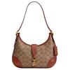 Hamptons Hobo 26 Classic Signature Print Coated Canvas Shoulder Bag Medium Women Shoulder Bag Brown CY934-B4XHG