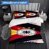 3-teiliges Weiches Bettwäsche-Set mit Aufdruck des Deutschen Fußball-Emblems, Enthält 1 Bettbezug und 2 Kissenbezüge, Perfekt für Schlafzimmer, Wohnheim, Geschenk für Fans