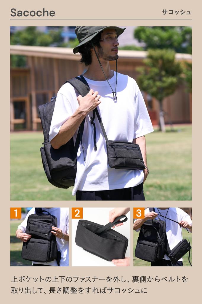 [RONDE] Featured in Begin Magazine [Unbelievable Durability] [Travel Lightweight with this New Sacoche Backpack Attaches and Detachs in 5 Seconds]