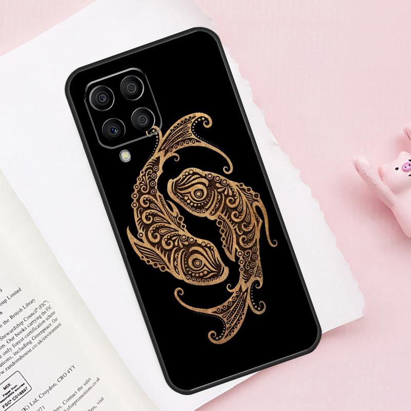 Zodiac Signs Case For Samsung Galaxy M15 M35 M55 M51 M31 M21 M11 M16 M36 M56 M53 M12 M32 M52 M14 M34 M54