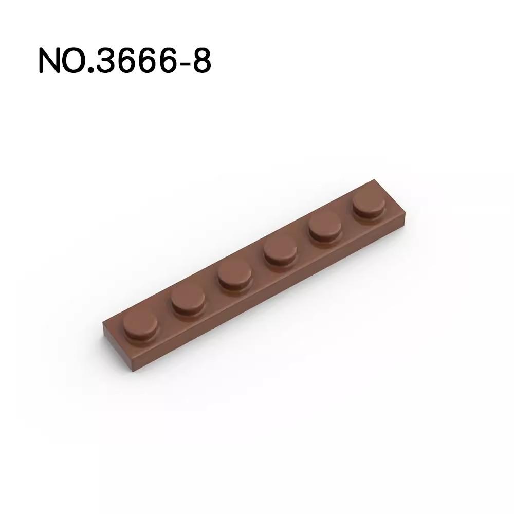 20Pcs MOC Parts 3666 Plate 1 X 6 Compatible Bricks DIY Assmble Building Blocks Particle Kid Puzzle Assmble Toy Gift