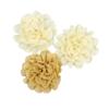 Korean Linen-Style Fabric Flowers for Handmade Hair Accessories, Shoe Decor & Brooches