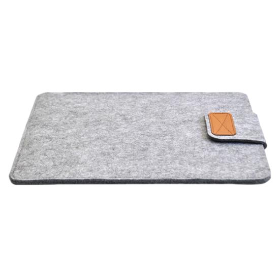 

Тонкий чехол-сумка для планшета Felt Sleeve для MacBook Air Pro 11/13/15 дюймов 11 Inch светло-серый