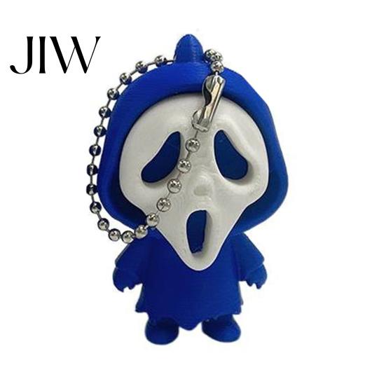 Schoolbag Purse Bag Charm Mini Screaming Skeleton Keychain Pendant, 3D Printed Halloween Decoration Hanging Decor, Backpack Accessories Toy