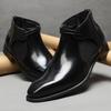 Herren High-Top Fußmode Stiefel Sommer Neu Spitz Mode Kurze Stiefel Große Größe Chelsea Boots