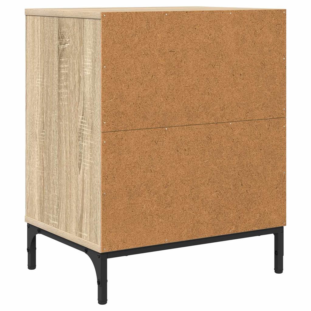 Nightstand 2 Pcs. Sonoma Oak 49 x 36 x 61 cm Engineered Wood
