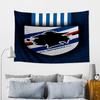 Sam-pdoria Team Emblem Printed Tapestry, Fabric Tapestry Wall Hanging Decoration for Bedroom, Living Room, Dorm Room Home Party Fan Gifts