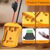 1/1 Packs Power Wheel Adapter for Dewalt 11V Battery Adapter Power Wheel Battery Converter Kit with Fuses & Wire Terminals