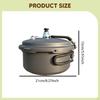 Small Stew Soup Pot Multifunction Professional Aluminum Cooking Pressure Canner for Home Kitchen