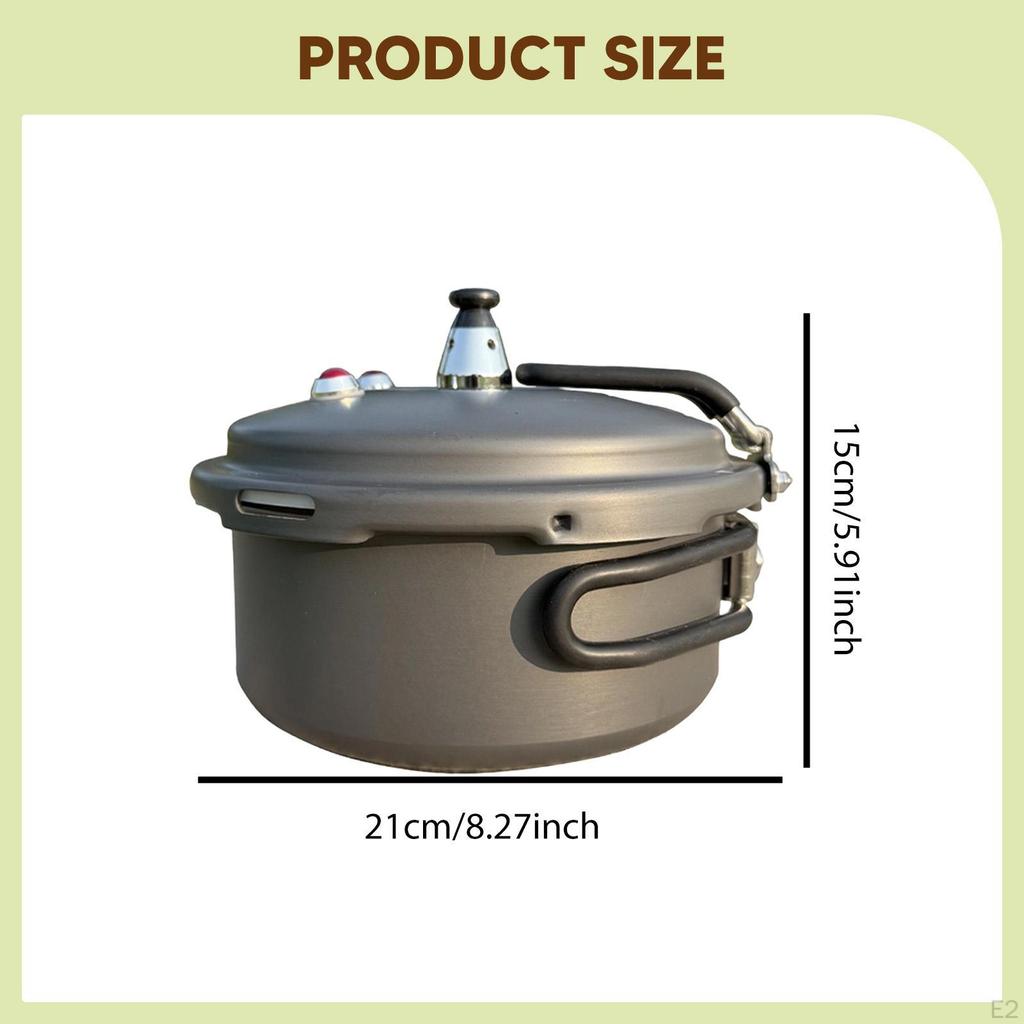 Small Stew Soup Pot Multifunction Professional Aluminum Cooking Pressure Canner for Home Kitchen