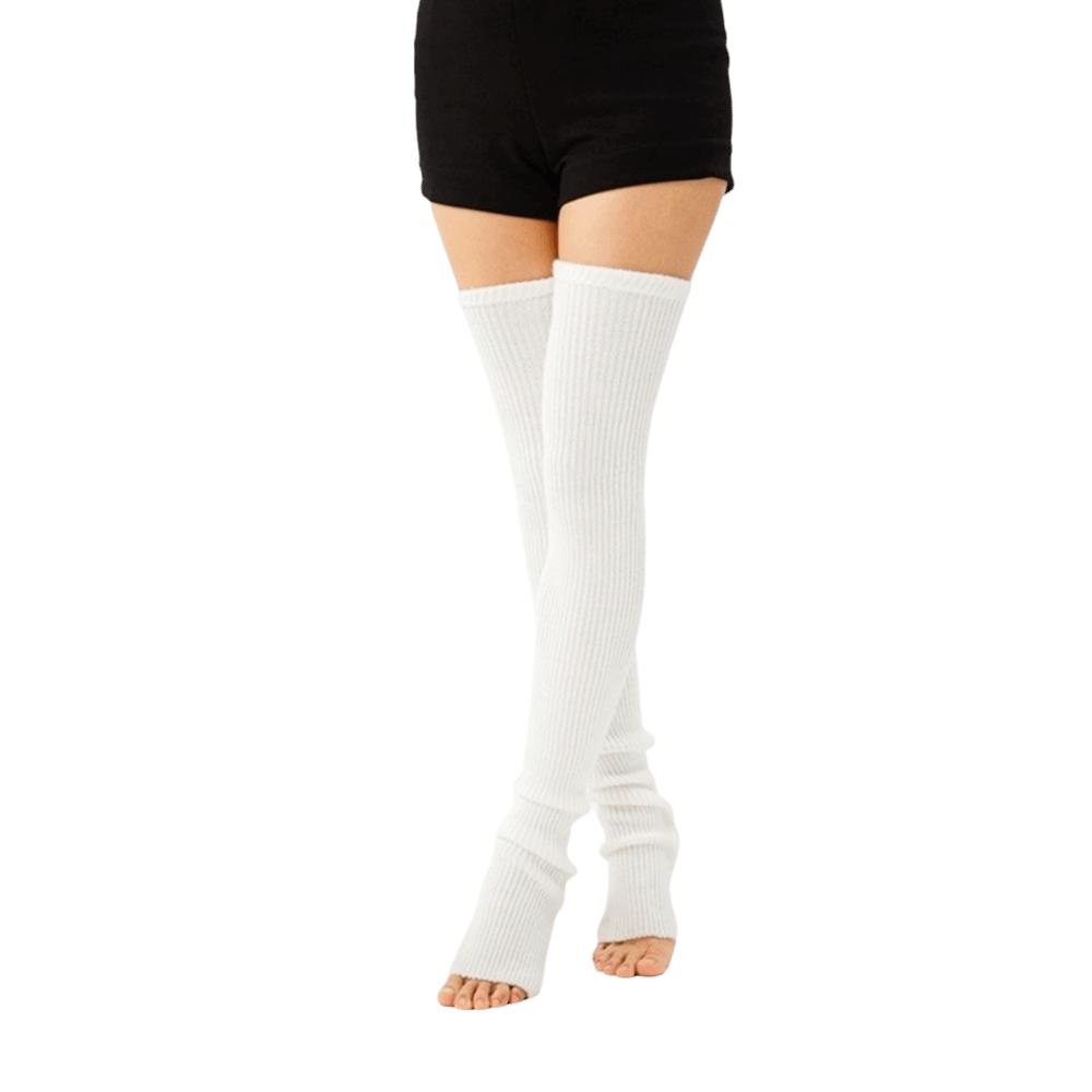 Multicolor Above Knee Socks Stripe Leg Cover Knee Sleeve Long Stockings  Autumn Winter