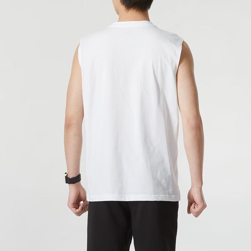 Puma Ss24 Letter Print Running Fitness Training Outdoor Fashion Casual Comfortable Breathable Round Neck Sleeveless Vest Men Tops White 684780-02