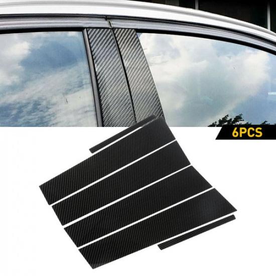 Carbon Fiber Pillar Post For 2011- Dodge Charger Door Trim Cover Accessories