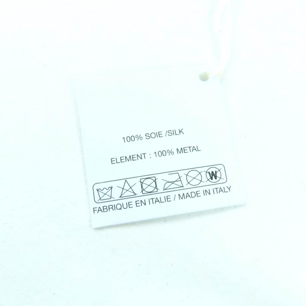 Excellent CHANEL hair accessory Black White silk Women AAA821 25P Used