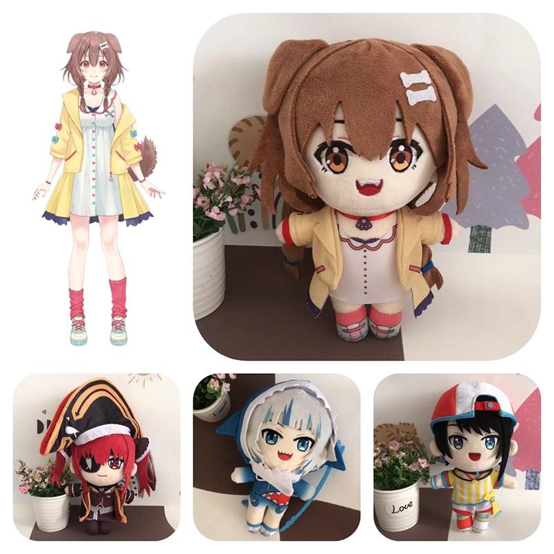 New Hololive Daikuu Aki Plush Doll With Crystal Soft Fur Wholesale