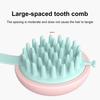 1/4Pcs Wash Brush Long Handle Removable Design Scrubbing Brush Anti-Slip Elastic Band Hair Cleaning Helper