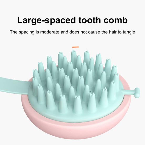 1/4Pcs Wash Brush Long Handle Removable Design Scrubbing Brush Anti-Slip Elastic Band Hair Cleaning Helper
