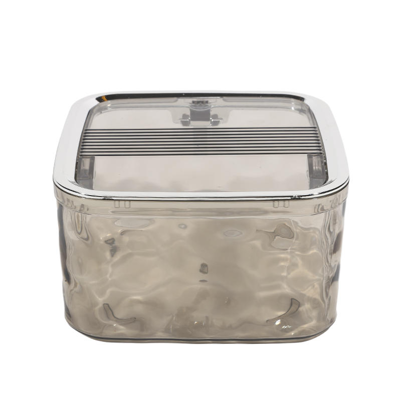 Hair Accessory Storage Box Desktop Girl Hair Clip Hair Ring Hair Clip Rubber Band Transparent Acrylic Sorting Box Storage Basket
