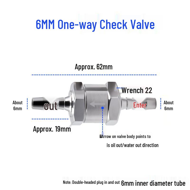 Diesel Backflow Prevention Valve for Car Oil Circuits