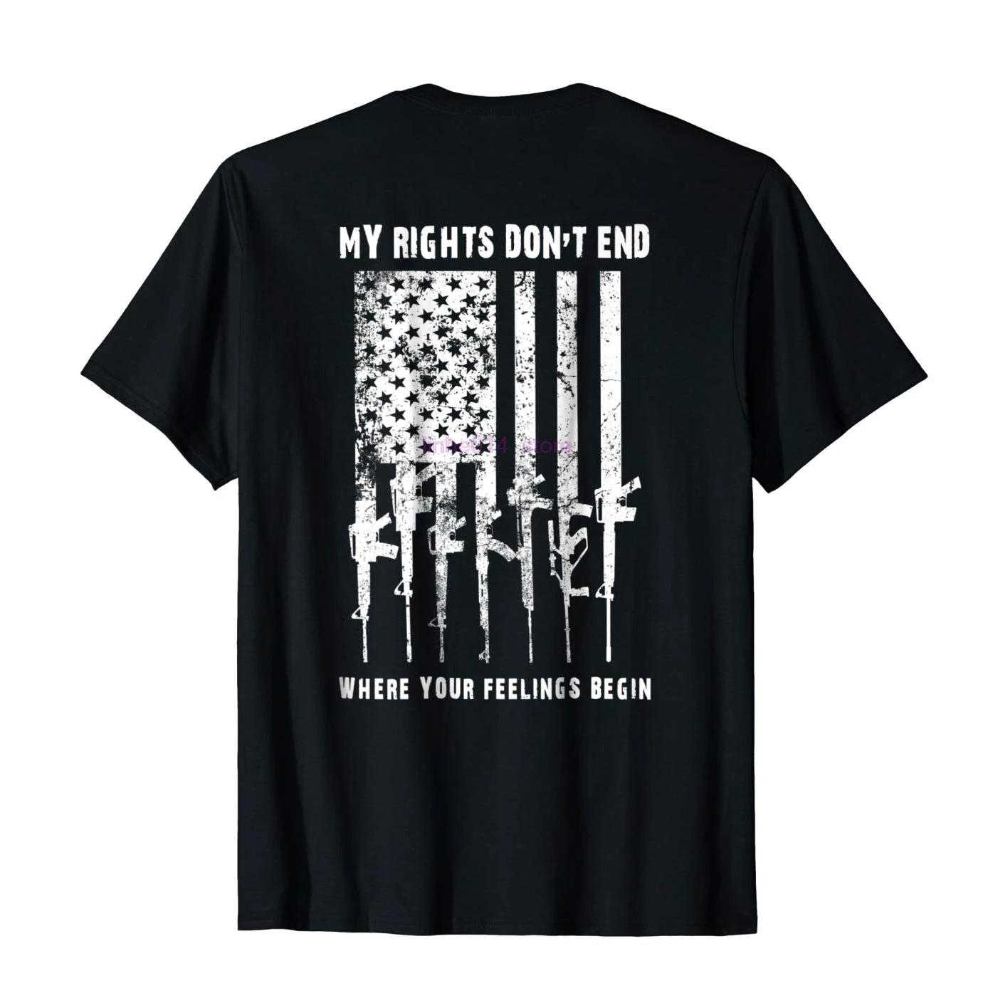 

2nd Amendment America Flag Gun Patriotic TShirt Short Sleeve Casual 100 Cotton ONeck Summer Mens Tshirt Size S3XL 4XL