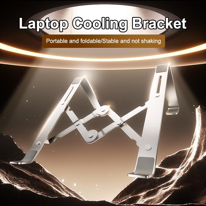 Metal Foldable Laptop Stand Portable Notebook Bracket Support Tablet Stand Heat Dissipation Heightening Rack Laptop Holder