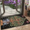 Tappetino per Porta con Motivo di Elefante Raffinato Tappetino per Pavimento d'Ingresso Boemo per Porta della Stanza Retro Casa Decorazione per Interni ed Esterni