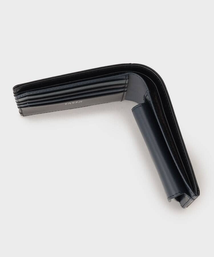 Takeo Kikuchi Embossed Leather Bifold Wallet Black 00 Men's Color-Scheme G8701292, (619) (FREE)