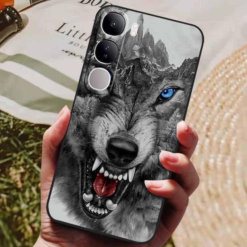 For Vivo V40 Lite 4G 5G V40Lite (IDN) V40E V 40 SE Case Luxury Painted Phone Silicon Back Cover For Vivo Y200 Y300 Cases Shell
