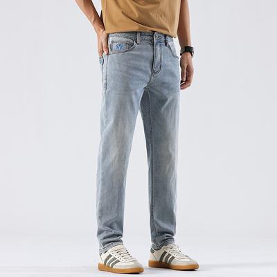 New Spring and Summer Thin Nine-point Trousers High-end Thin Slim Fit Small Straight Jeans