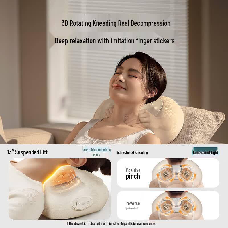 Philips Neck & Shoulder Kneading Massage Pillow with Heat CN plug (adapter included)