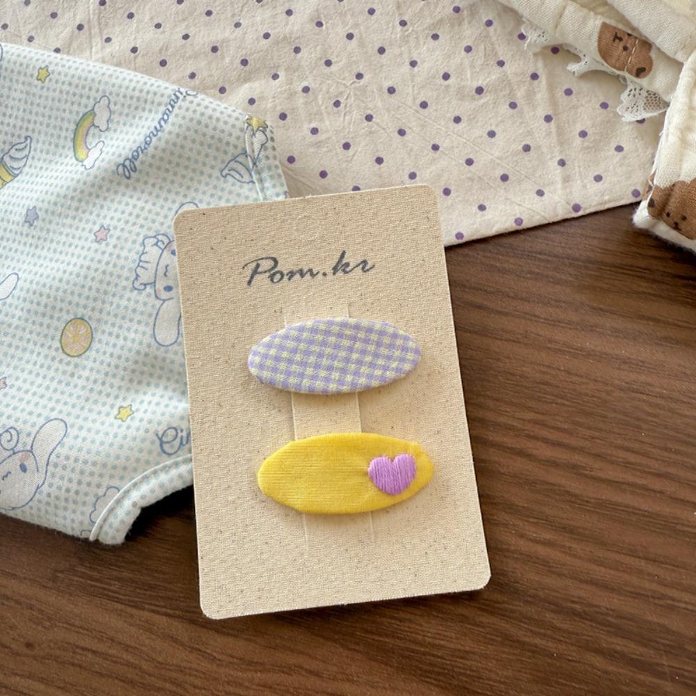 Flower Cloth Hair Clips Rabbit Princess Headdress New Bangs Clips Hair Accessories