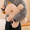 New Capybara Pillow Girl Sleeping Doll On The Bed Cute Plush Doll Lunch Break Cushion