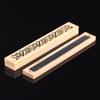 Nan Bamboo Carved Incense Stick Box and Agarwood Burner - Bamboo Hollowed-out Design for Home Use.