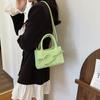 Niche Bow Bag New Cute Small Square Bag Fashionable Versatile Shoulder Bag Commuter Hand Crossbody Bag