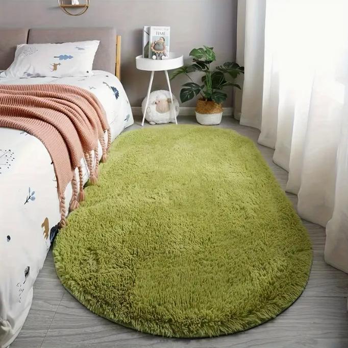 Soft Fluffy Shag 1pc Area Rugs - Non-Slip Machine Washable Carpet - Luxury Home Decor Room Decor for Living Room, Bedroom