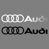Para Audi Styling de Coche Pegatina de Logo de PVC para Lateral de Carrocería, Guardabarros, Parabrisas, Maletero, Parachoques RS S Line A3 A4 A5 A6 A7 Quattro Q2 Q3 Q5 Q7