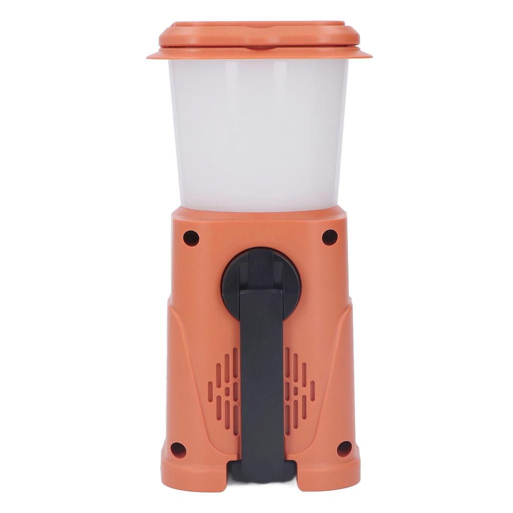 Camping Lamp Hand Cranked Solar Power Indicator LED IPX3 Waterproof Rechargeable Camping Light for