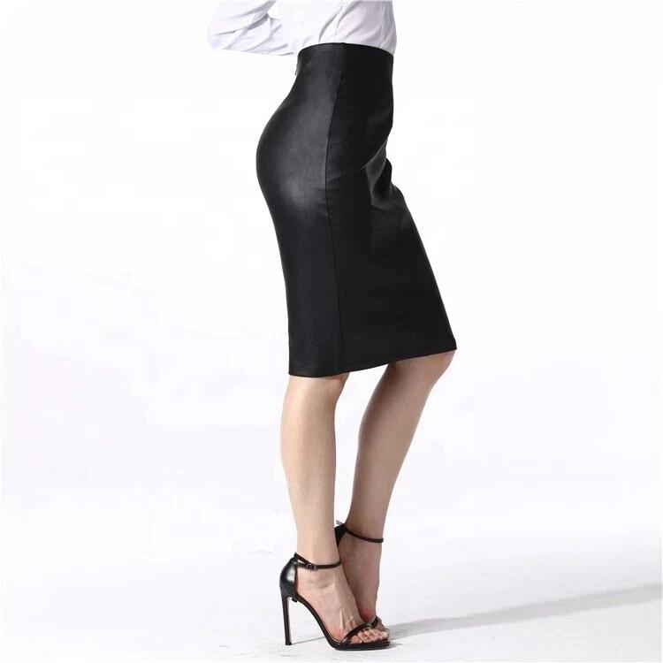 Fashion Party Women's Skirt Handmade Genuine Lambskin Leather Club Wear Soft