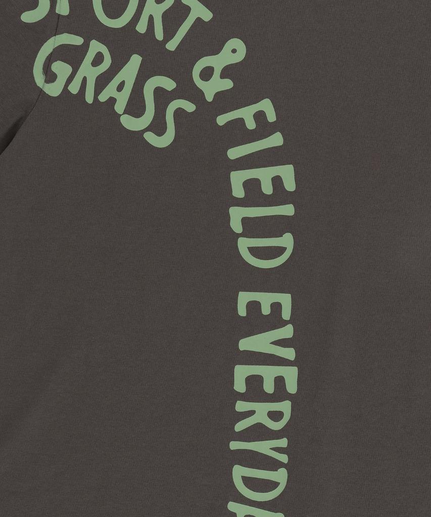 Sseonleobeutueo Arc Text Tee Charcoal