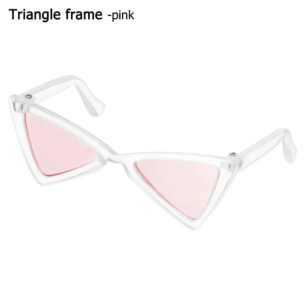 Pet Accessories Triangle Frames Mirror Multicolor Dog Sunglasses Pet Eyeglasses Square Glasses Cat Glasses