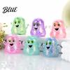 Kids Adults Sensory Toys 1/5Pcs Mini Halloween Ghost Squeeze Toy Glitter Stress Relief Fidget Ball Party Favors for Desk Relievers