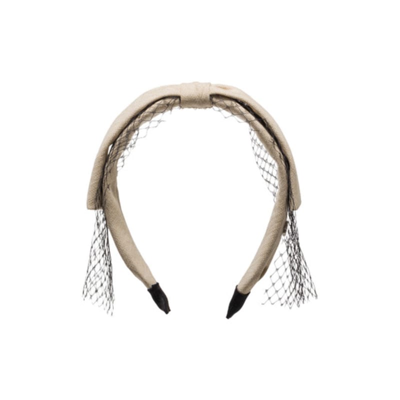 Brown Hat [headband] Lace Petit Bunny - Beige