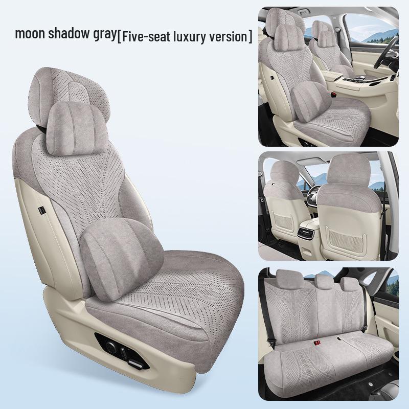 2025 Wenjie M5 Ganzjahres-Atmungsaktive Wildleder-Sitzkissen