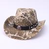 New Fashionable Mountaineering Top Hat European and American Style Western Cowboy Hat Retro Versatile Men's and Women's Jazz Hat