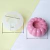DIY Silicone Pumpkin Candlestick Mold Candle Holder Smooth Pumpkin Candlestick Mould White Pumpkin Shaped Mold Halloween