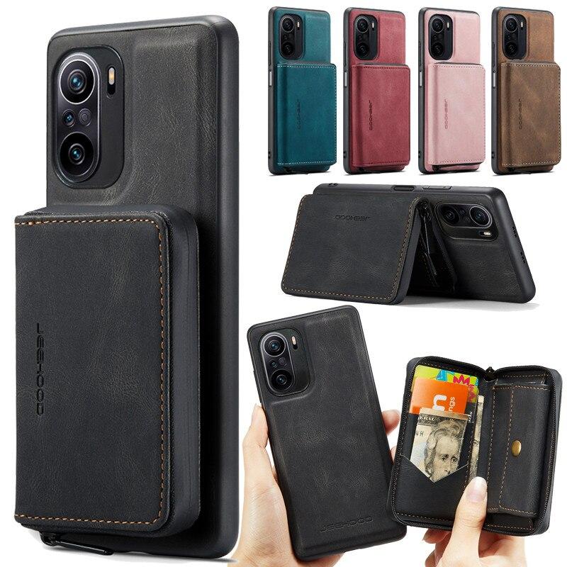 Custodia A Portafoglio Per Xiaomi Redmi Note 11 Pro / 5G Con 3 Scomparti Carte, Chiusura Magnetica, Blu
