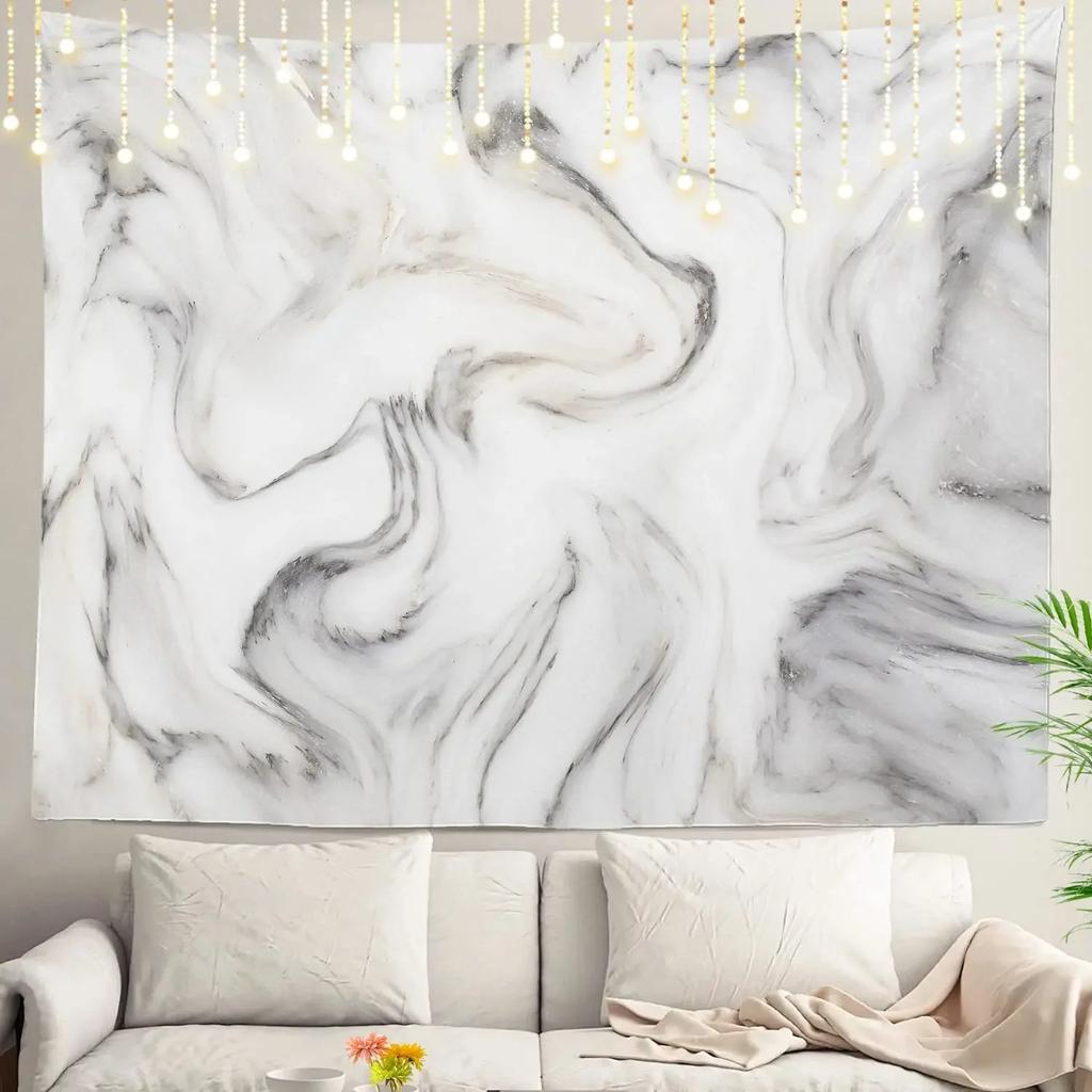 Marble Print TapestryRetro Style Paintbrush Colors Ink Marbling Watercolor ArtWall Hanging for Bedroom Living Room Dorm Decor