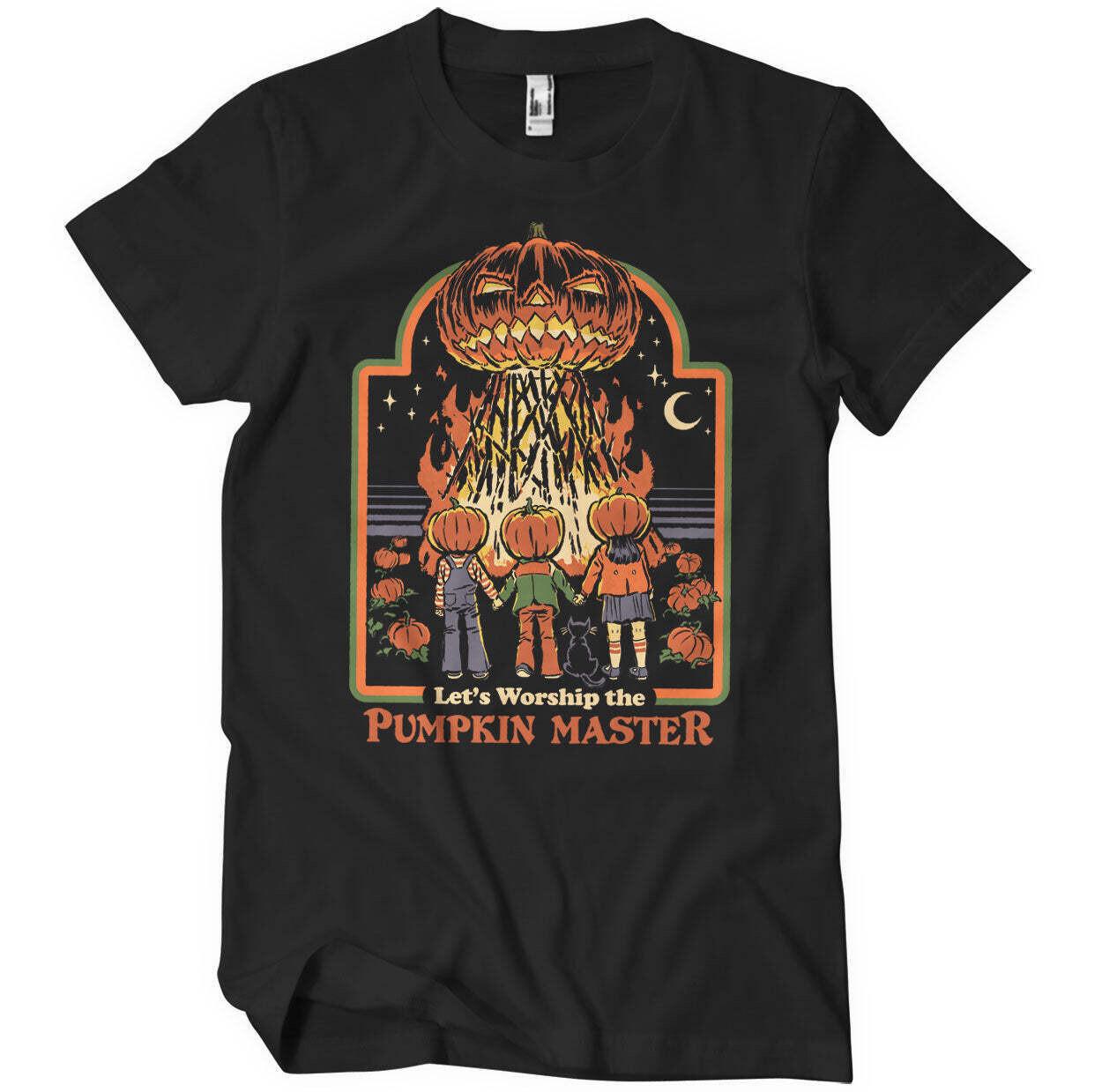 Officially Licensed Steven Rhodes Worship The Pumpkin Master Mens T-Shirt XXXXL
