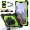 For Samsung Galaxy Tab A7 Lite 8.7-inch T225/T220 Case Silicone+PC Kickstand Tablet Cover with Handy Strap,Shoulder Strap